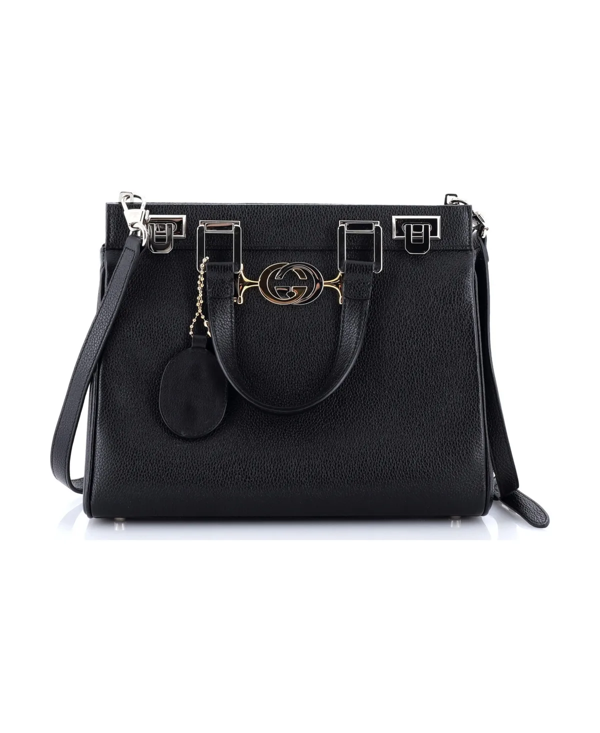 Pre-Owned Gucci Small Zumi Top Handle Bag Leather by Gucci