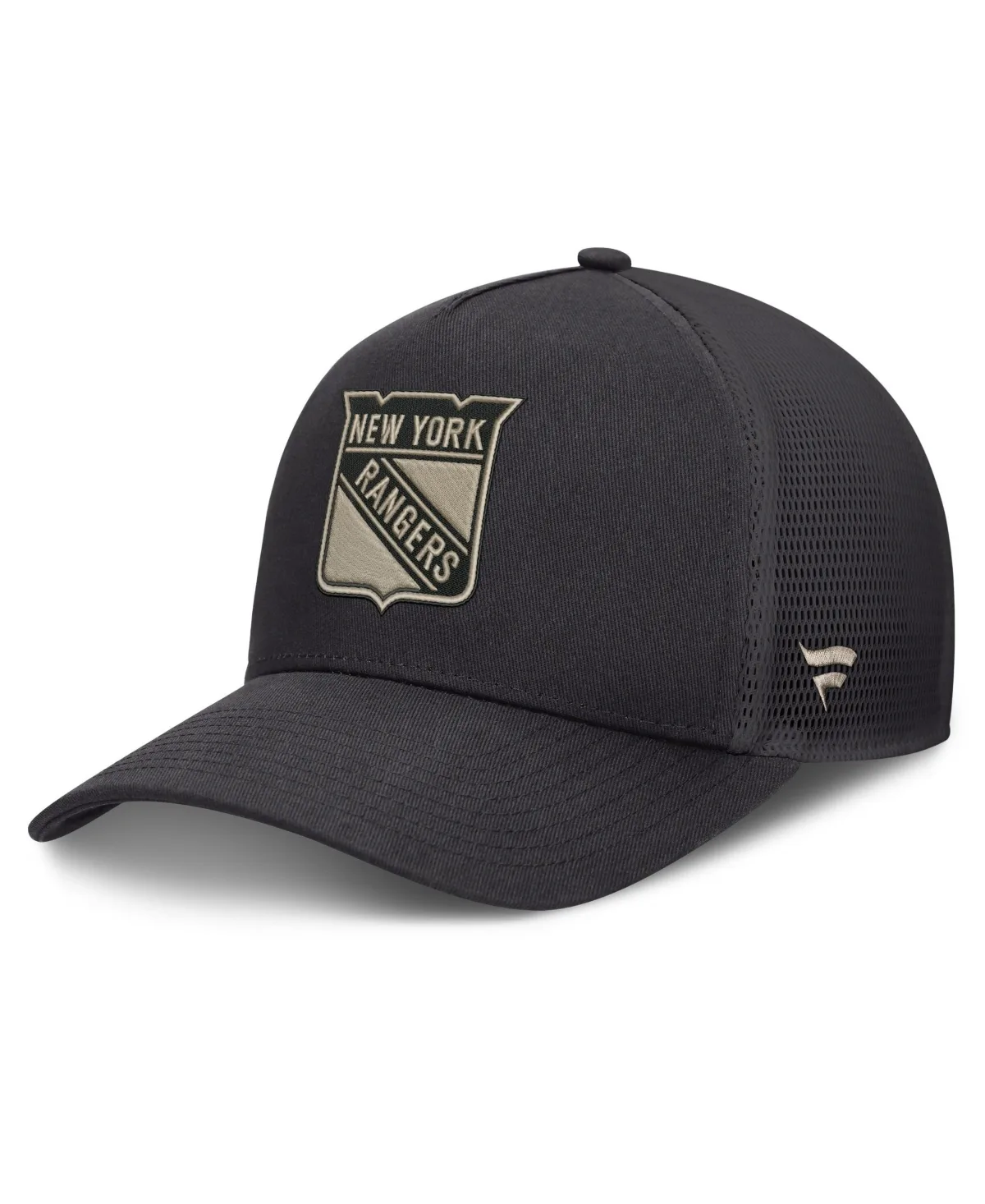 New York Rangers Road Soft Wash A-Frame Meshback Hat by Fanatics
