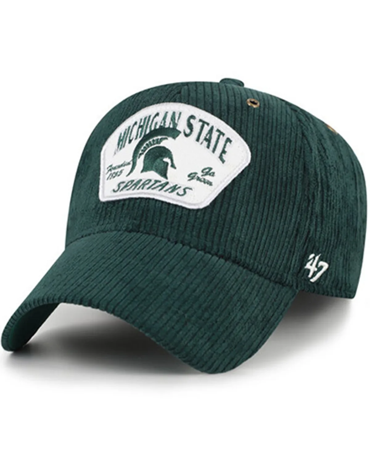 Michigan State Spartans Accordia Corduroy Mvp Adjustable Hat
