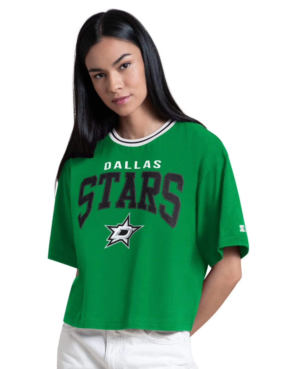 Dallas Stars Ace Cropped T-Shirt by Starter