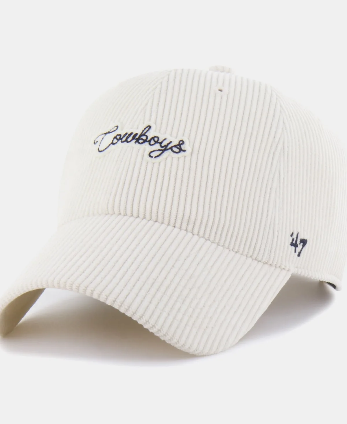 Dallas Cowboys Rope Script Clean Up Adjustable Hat by 47 Brand