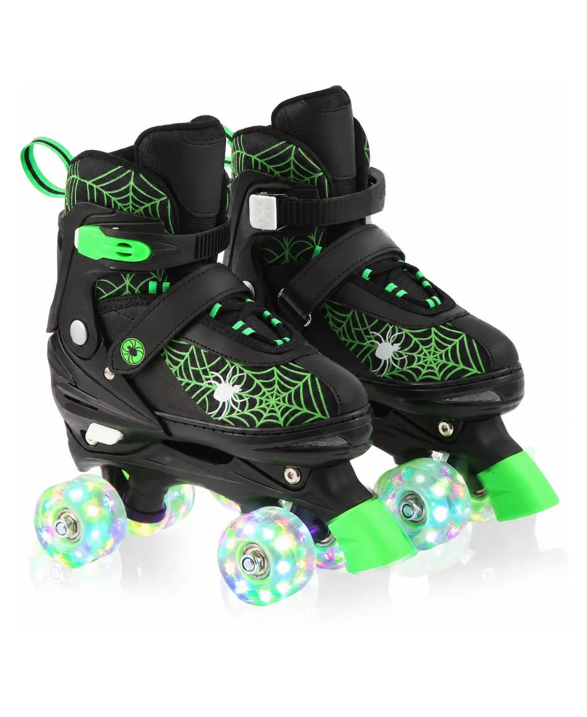 Adjustable Quad Roller Skates Light Up Wheels Beginner Indoor Outdoor Sports Gift by Magicorange