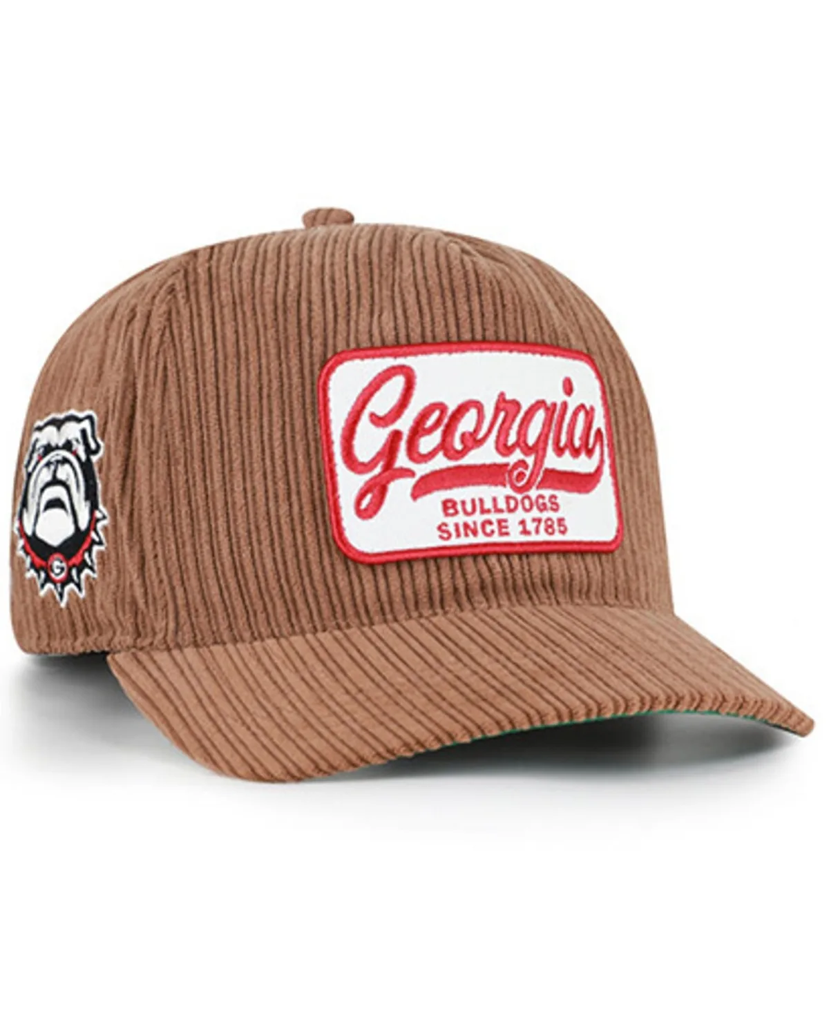Georgia Bulldogs Corduroy Patch Hitch Adjustable Hat by 47 Brand