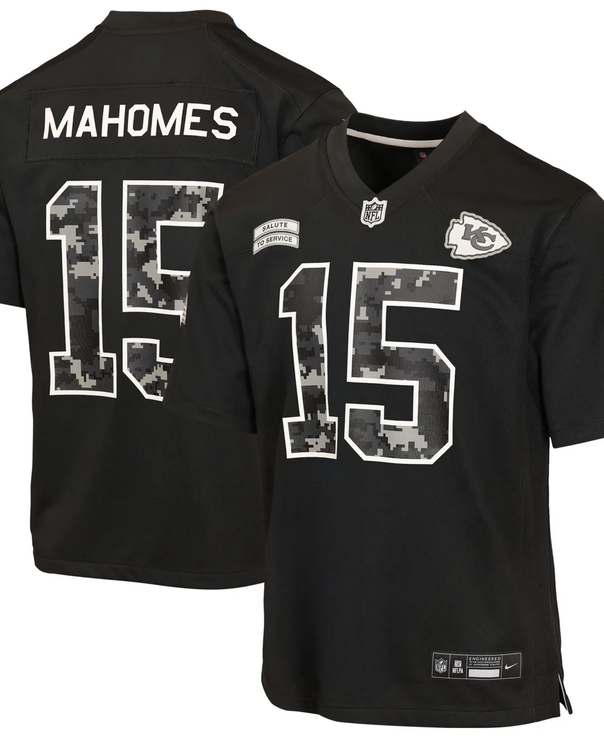 Patrick Mahomes Kansas City Chiefs 2026 Salute to Service Game Jersey by Nike