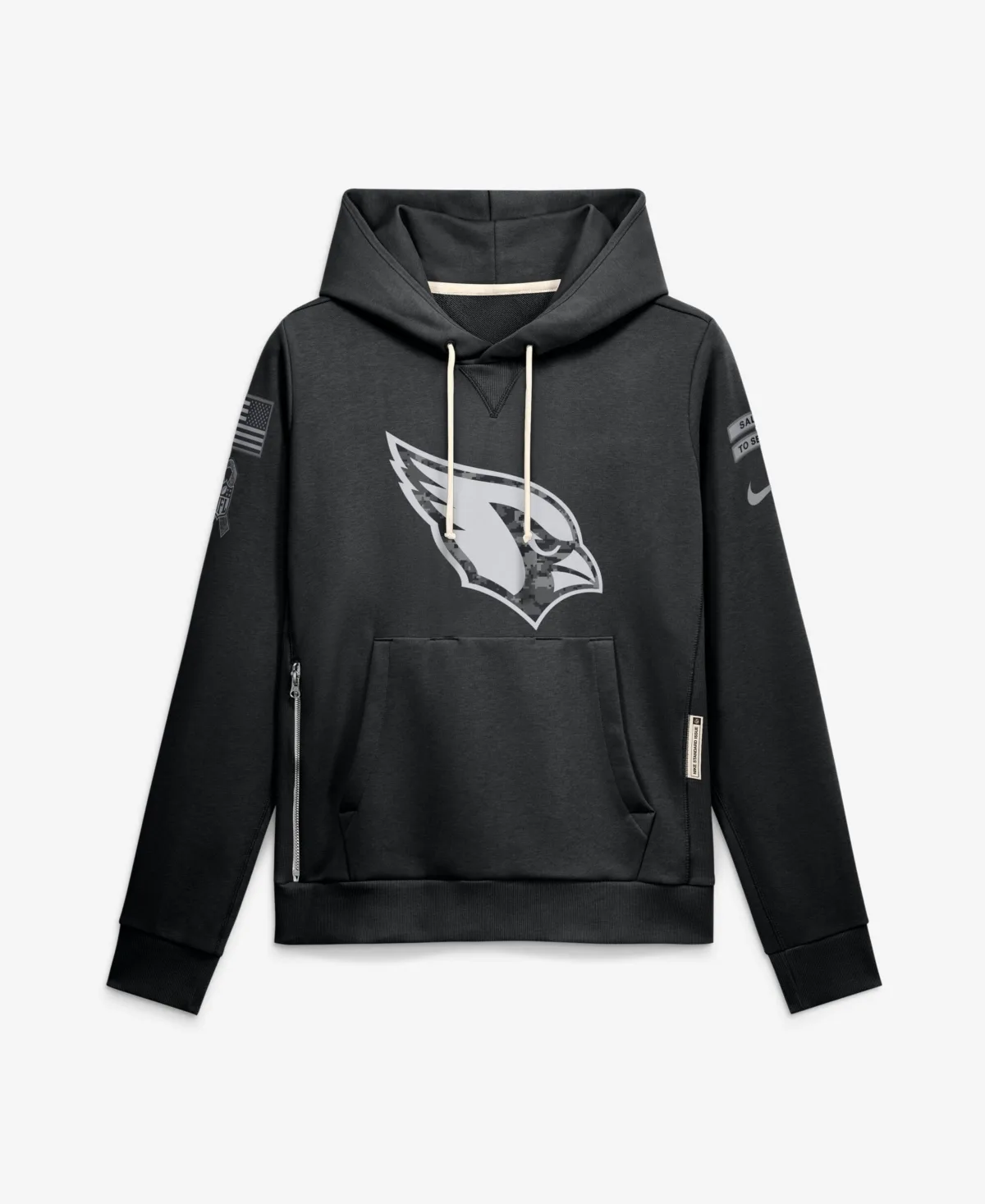 Arizona Cardinals 2026 Salute to Service Sideline Dri-Fit Pullover Hoodie