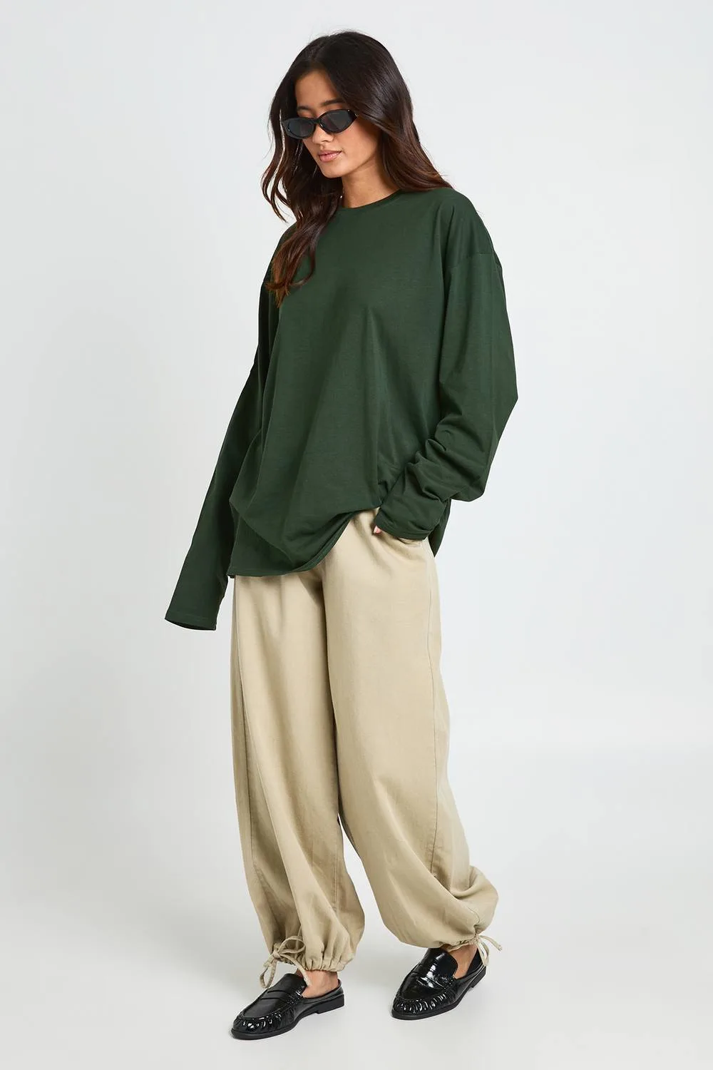 Oversized Long Sleeve T-Shirt by boohoo