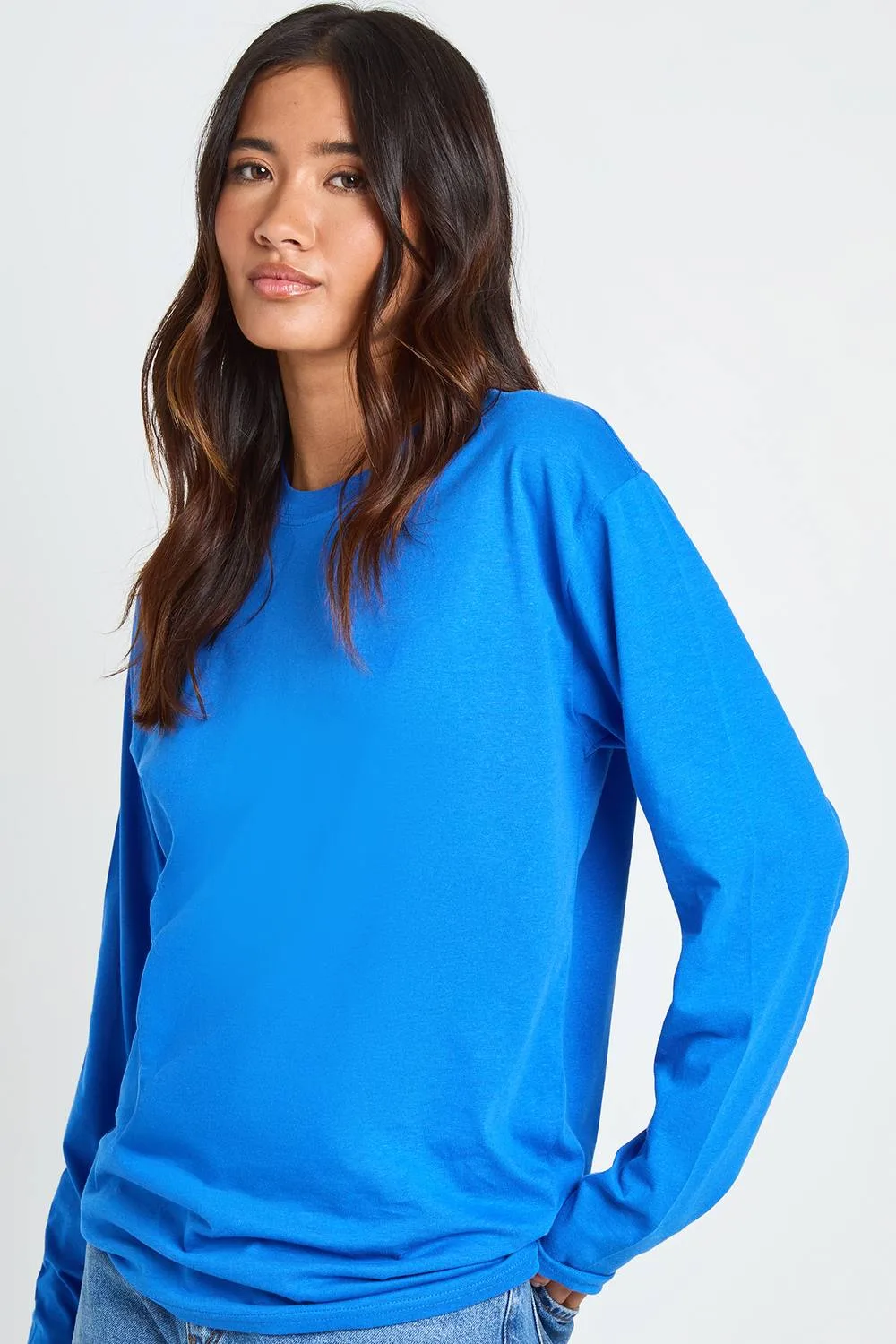 Oversized Long Sleeve T-Shirt by boohoo
