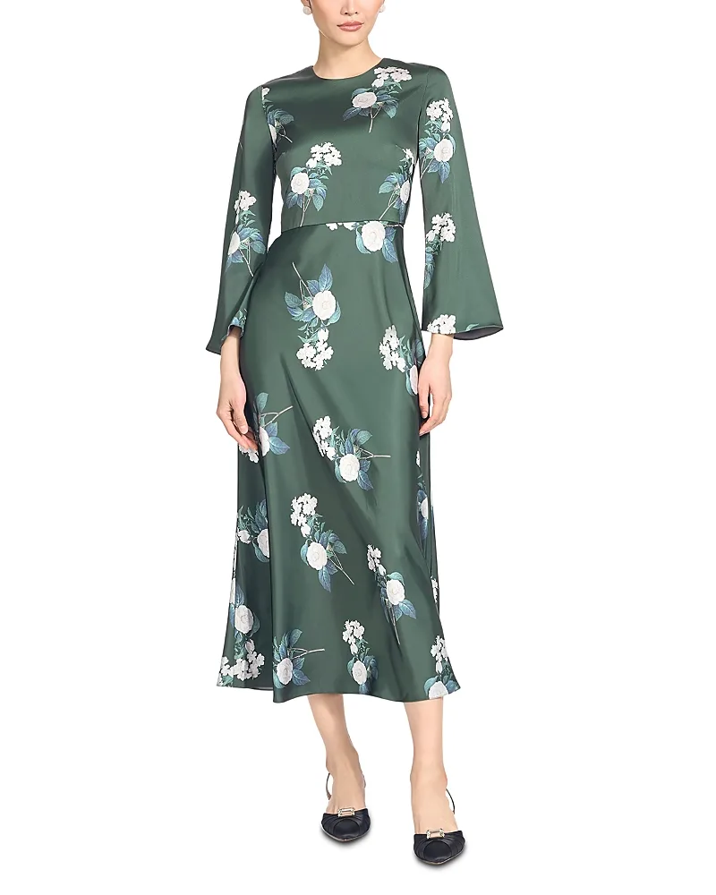 Tyra Printed Midi Dress by Sachin Babi