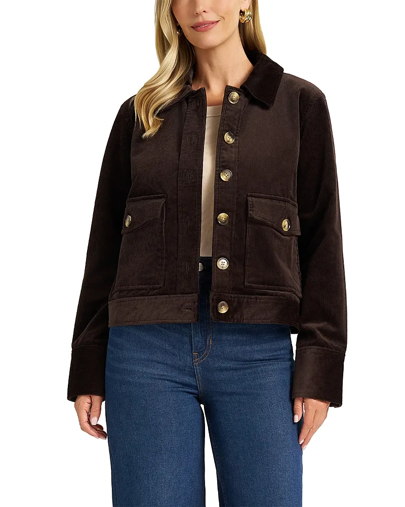 Jeri Cotton Blend Corduroy Jacket