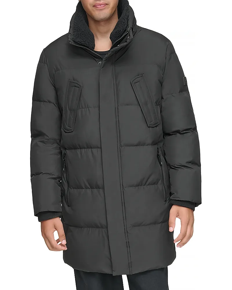 Valcour Quilted Full Zip Down Coat by Andrew Marc