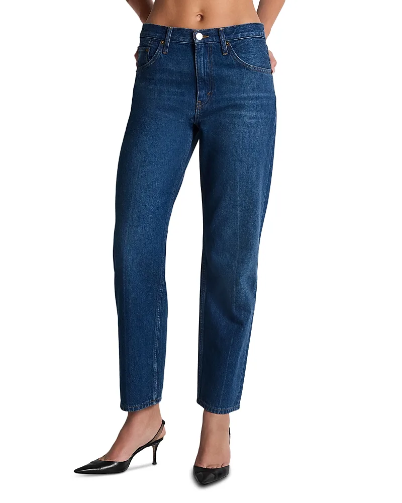 Ollie Cotton Mid Rise Boyfriend Jeans by Re/Done