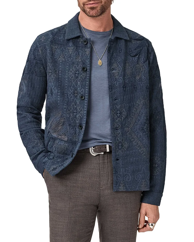 Sheridan Embroidery Long Sleeve Jacket by John Varvatos