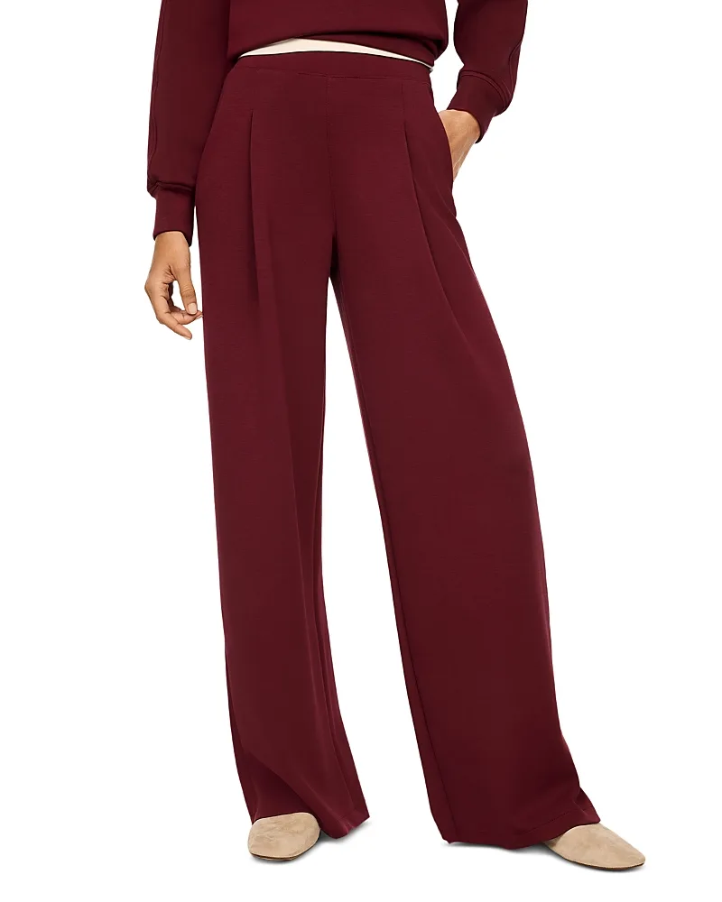High-Rise Wide Leg Pleated Pants by SPANX
