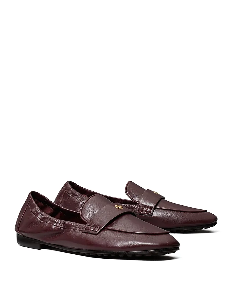 Ballet Leather Loafers by Tory Burch