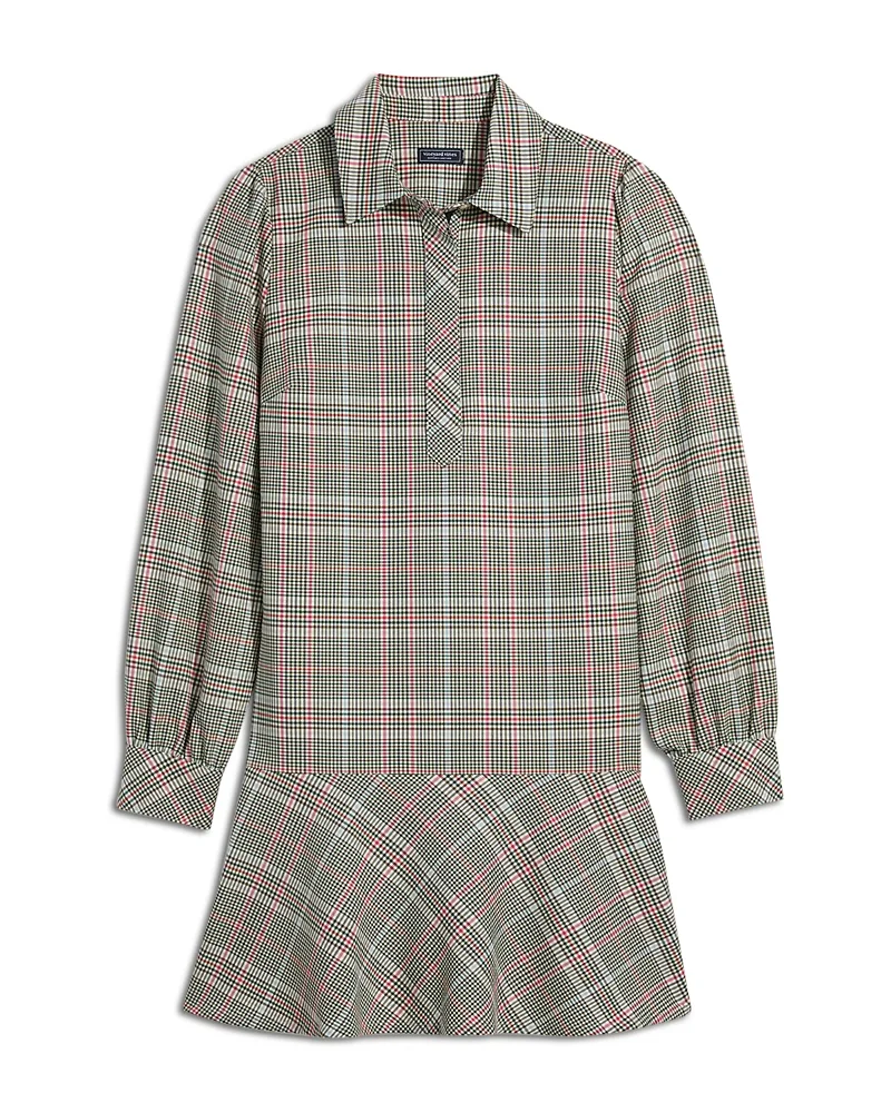 Pippa Long Sleeve Plaid Mini Dress by Vineyard Vines