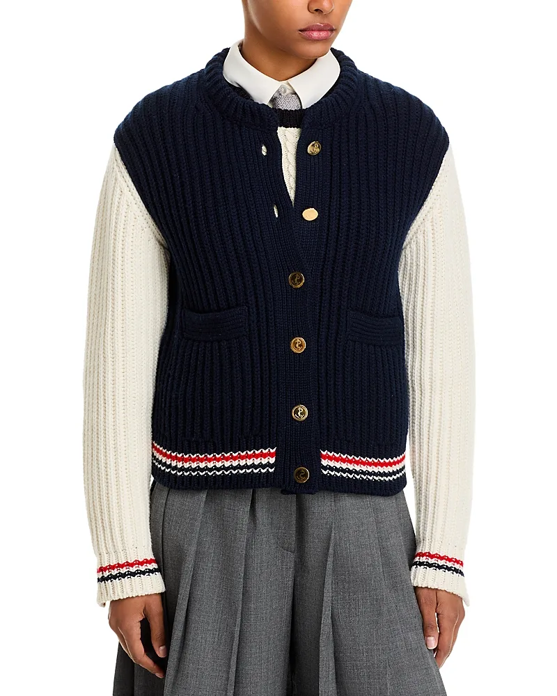 Chunky Cashmere Cardigan by Thom Browne