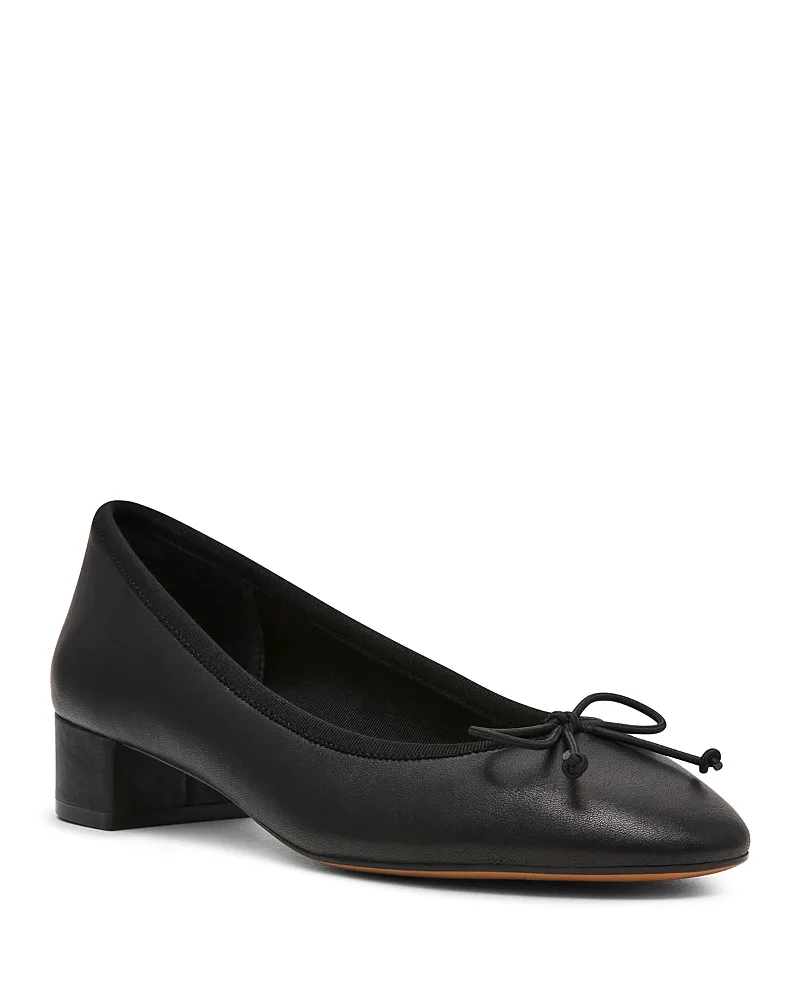 Steffi Leather Ballet Pumps by Steve Madden