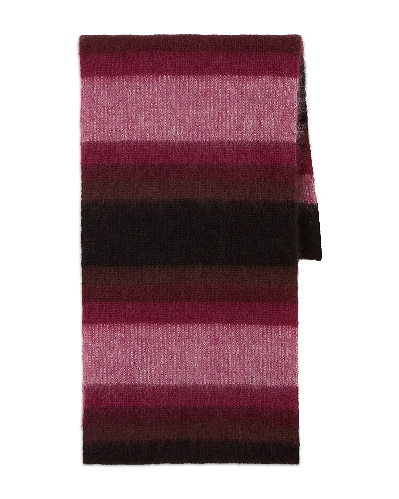 Rachel Striped Mohair Blend Scarf by Ba & sh