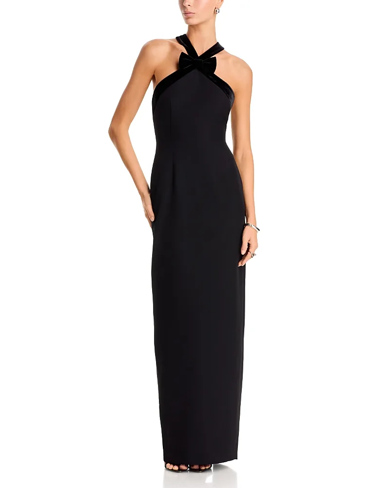 Sau Lee Eloise Halter Bodycon Gown by Lee