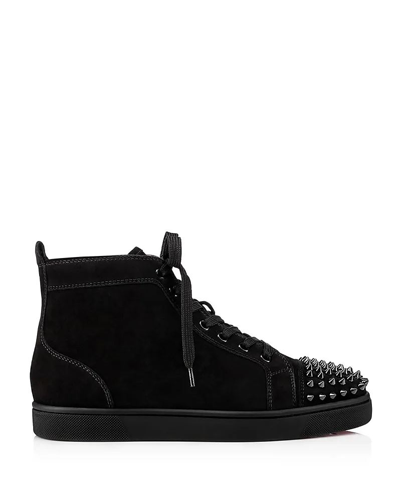 Lou Spikes High Top Sneakers by Christian Louboutin