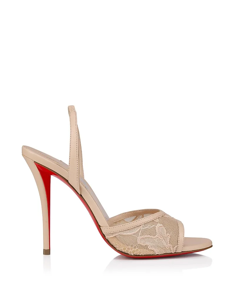 Miss Z Lace Sling Slingback Pumps by Christian Louboutin