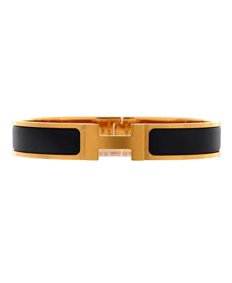 Pre-Owned Narrow Clic Hh Bracelet Enamel