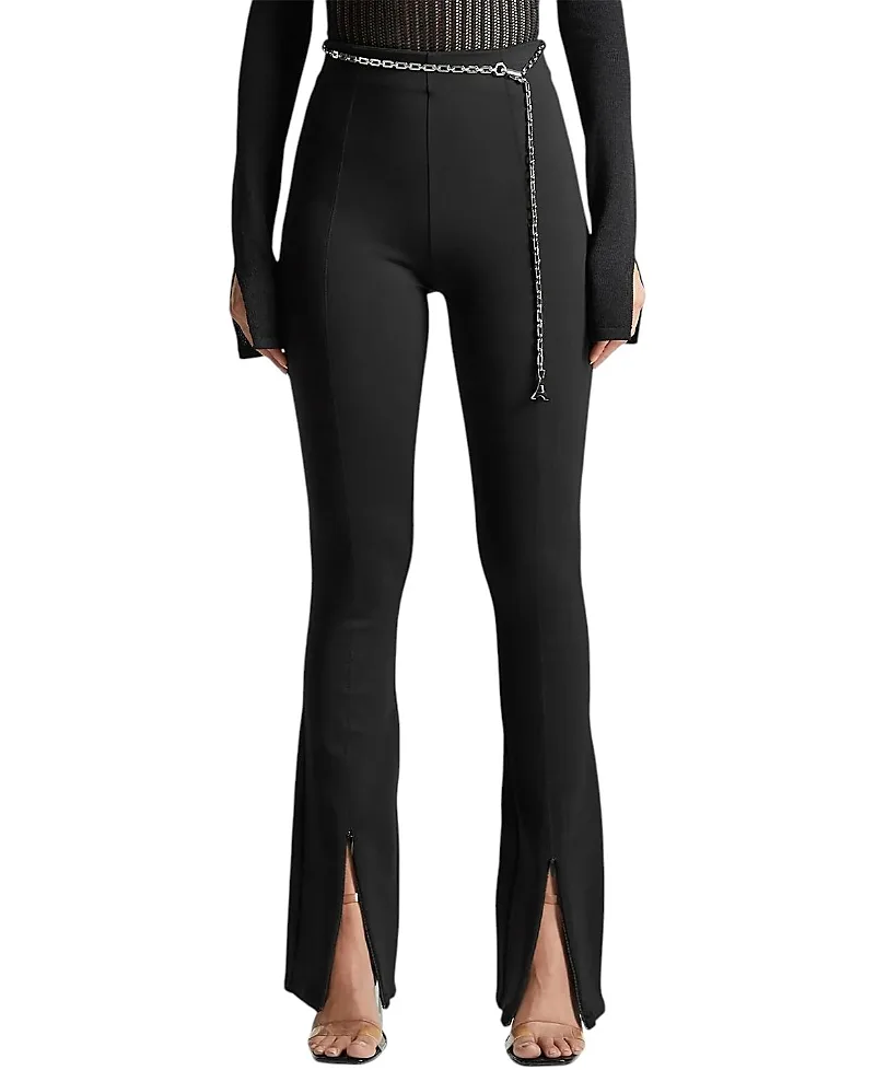 Fit and Flare Leggings with Chain by Maniere De Voir