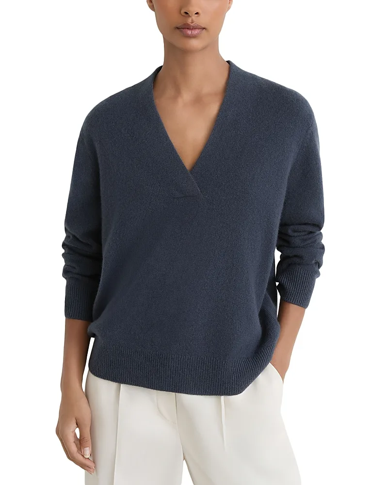 Blanche Cashmere V Neck Sweater by Reiss