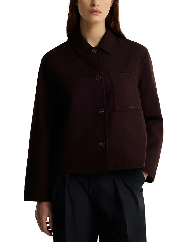 Antonella Button Front Overshirt by Barbour