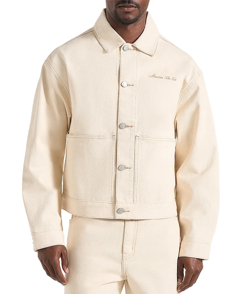 Damien Boxy Fit Denim Jacket by Maniere De Voir