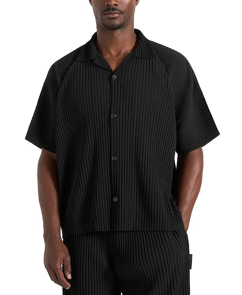 Justin Pleated Boxy Shirt