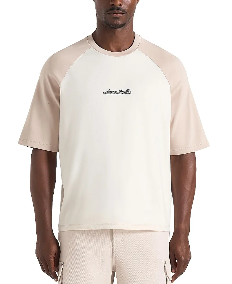 Signature Raglan Cotton T-Shirt by Maniere De Voir