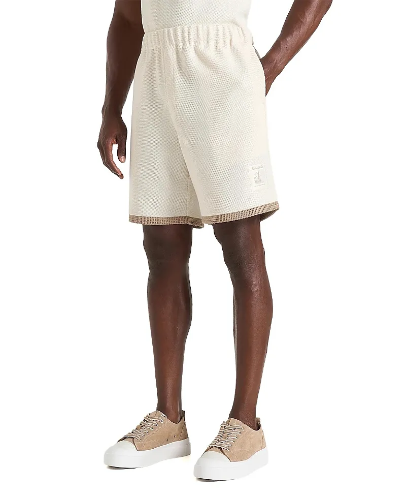 Reuben Crochet Detail Shorts by Maniere De Voir
