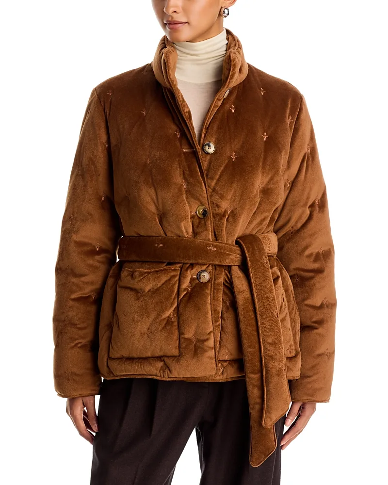Hudson Tufted Belted Jacket by Fleurette