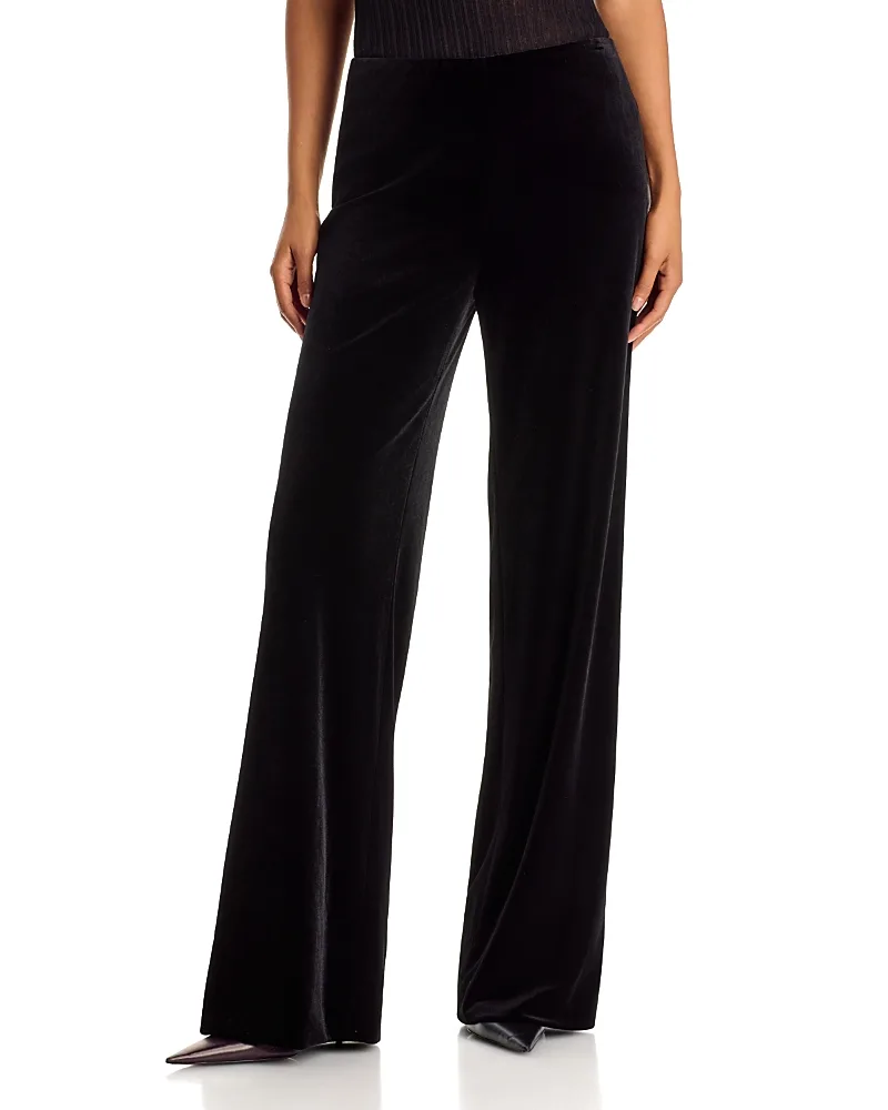 Stretch Velvet Pants