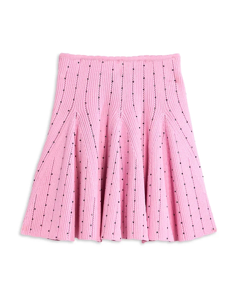 Fallon Embellished Knit Mini Skirt by Katiejnyc