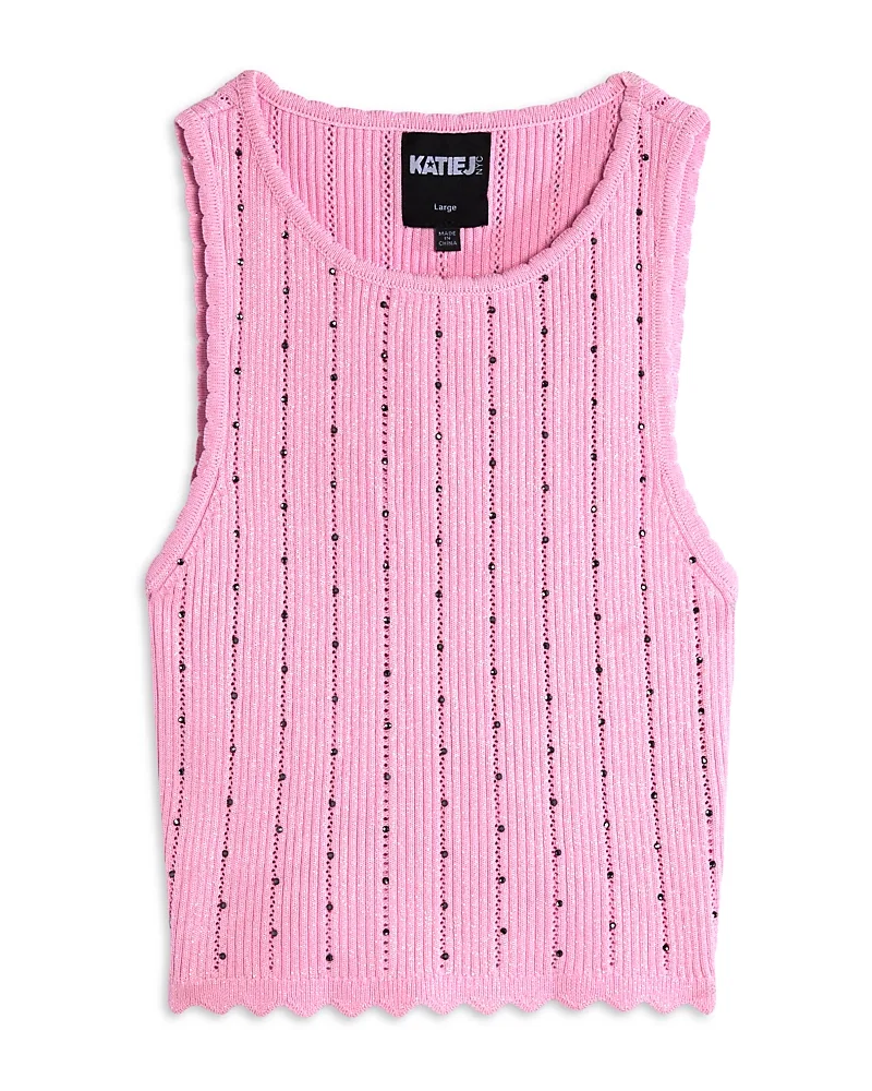 Fallon Embellished Knit Tank by Katiejnyc