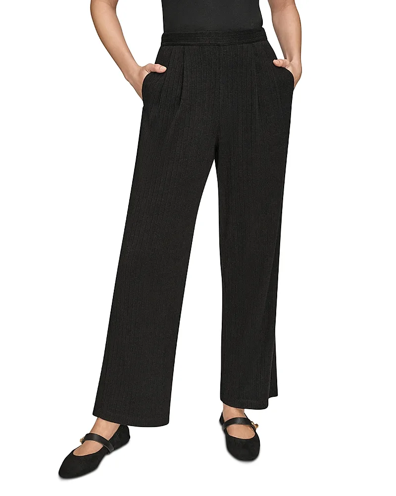Brushed Rib Pull on Pants by Donna Karan Weekend
