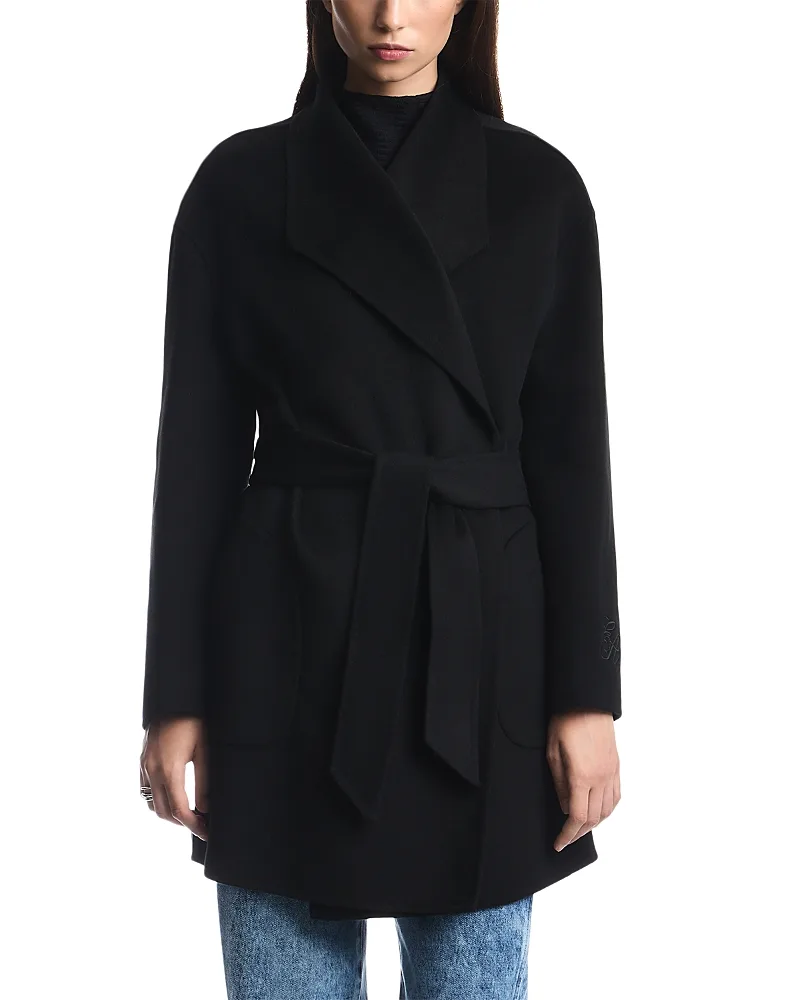 Emporio Armani Wool & Cashmere Wrap Coat by Armani