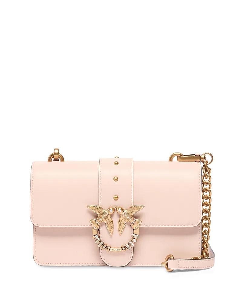 Love One Mini New Buckle Leather Crossbody by Pinko