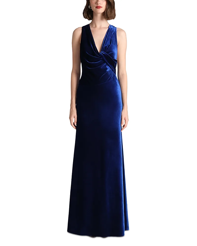Demi Twisted Racerback Gown by Bcbgmaxazria