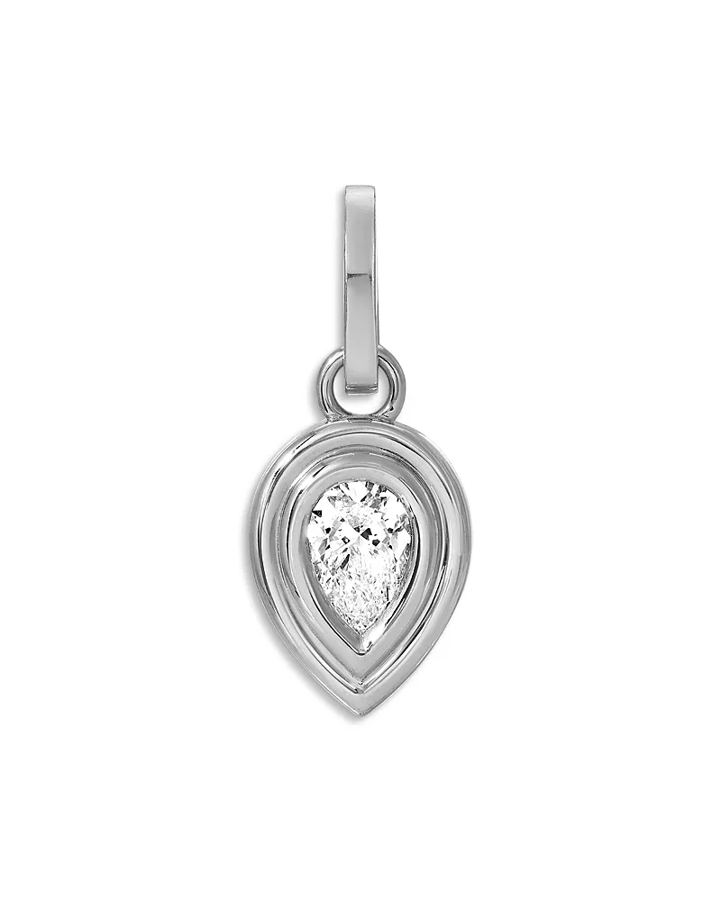 Sterling Silver Groovy Diamond Rays Charm by Adina Reyter