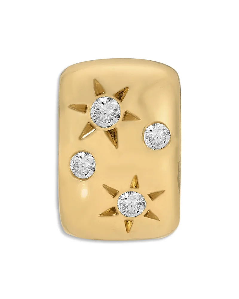 10K Yellow Gold Diamond Celestial Bead by Adina Reyter