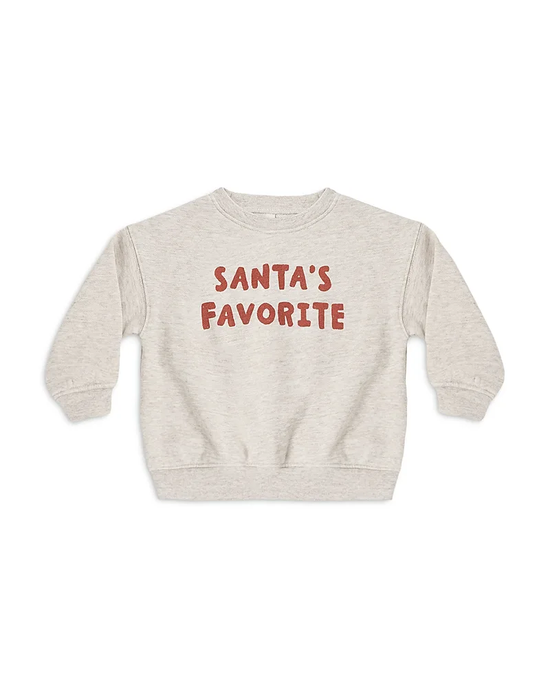 Santas Favorite Cotton Blend Sweatshirt by Rylee + Cru