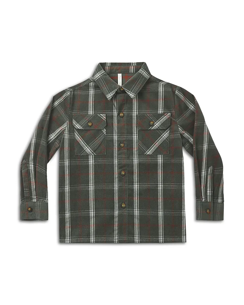 Holiday Plaid Cotton Flannel Shirt by Rylee + Cru