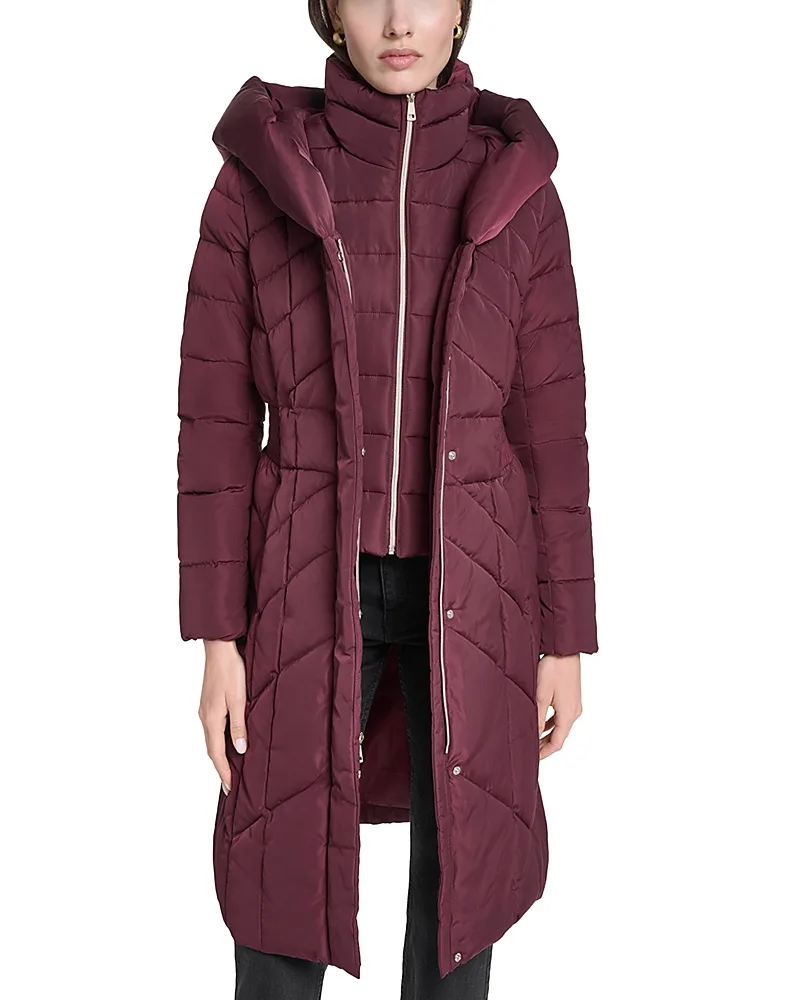 Hooded Puffer Coat by COLE HAAN