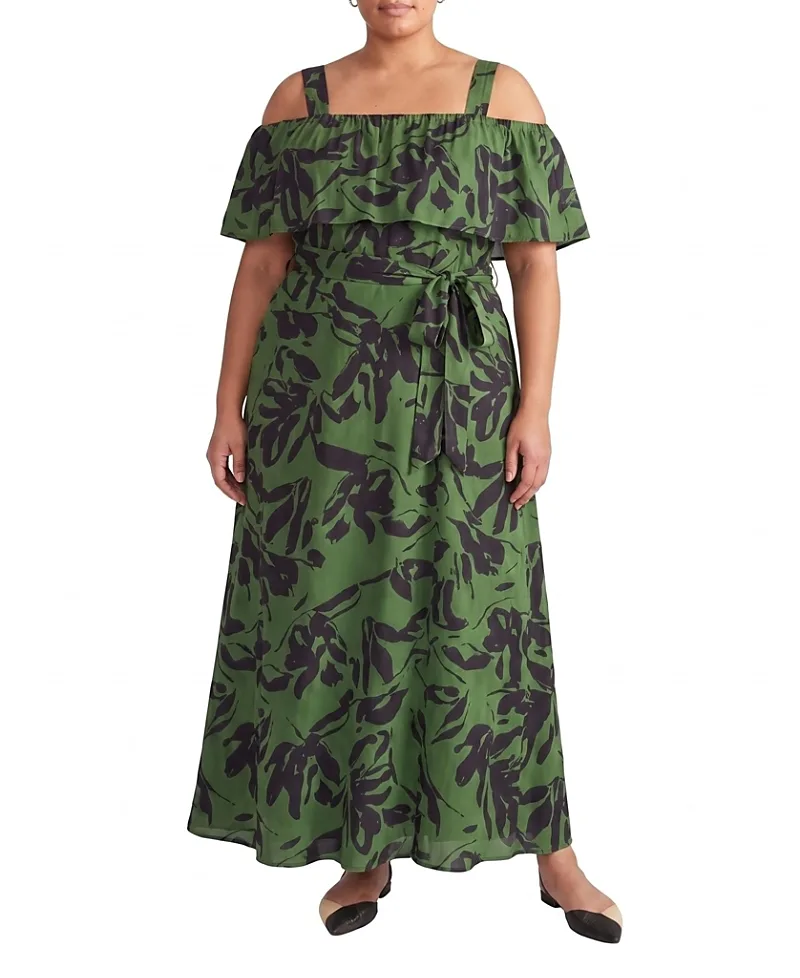 Lisbon Convertible Stretch Cupro Maxi Dress by Universal Standard