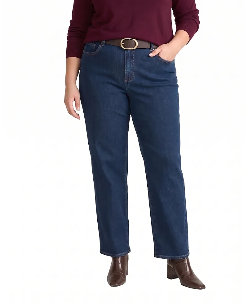 Refined Etta High Rise Straight Leg Jeans by Universal Standard