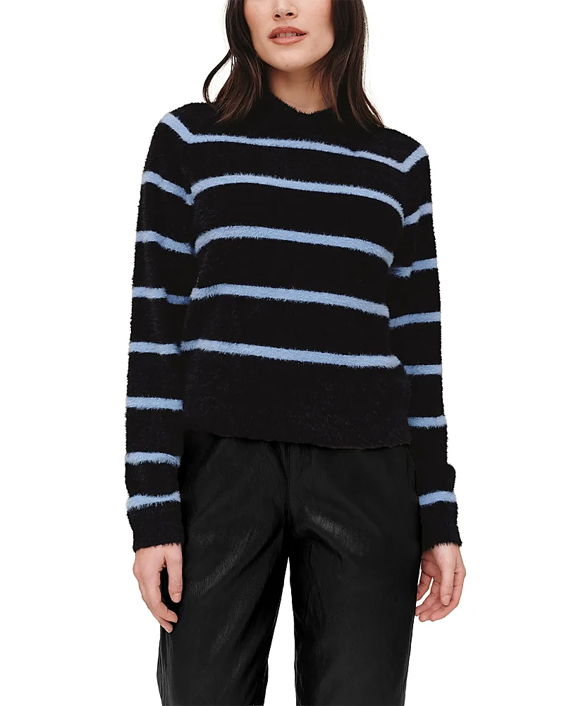 Brushed Knit Striped Sweater by Bella Dahl