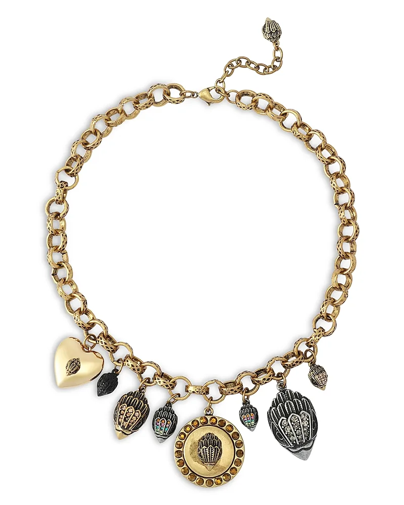 Mansion Signature Eagle Charm Statement Necklace, 16-18 by Kurt Geiger